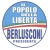 Logo IL POPOLO DELLA LIBERTA' - BERLUSCONI PRESIDENTE