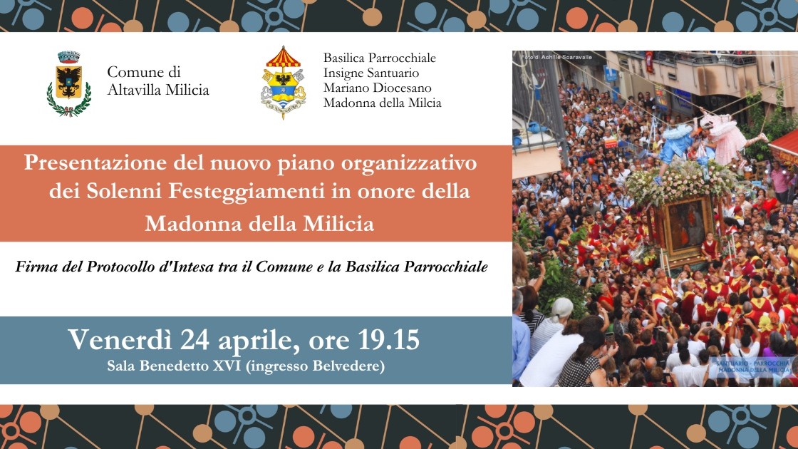Leggi la notizia Madonna della Milicia, tradizione e collaborazione: presentato il nuovo piano dei festeggiamenti